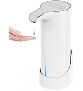YIKHOM Automatic Liquid Soap Dispenser with Auto Clean, Digital Display 13.5 oz Touchless USB Rec...