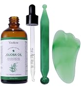 Yeokoe Jojoba Oil Pure Cold Pressed Unrefined Gua Sha for Healthier hair Smoother skin Base Carri...