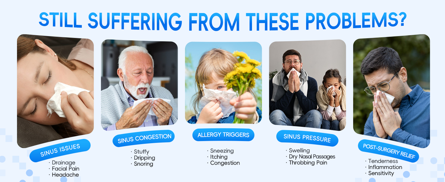 STILL SUFFERING FROM THESE PROBLEMS?