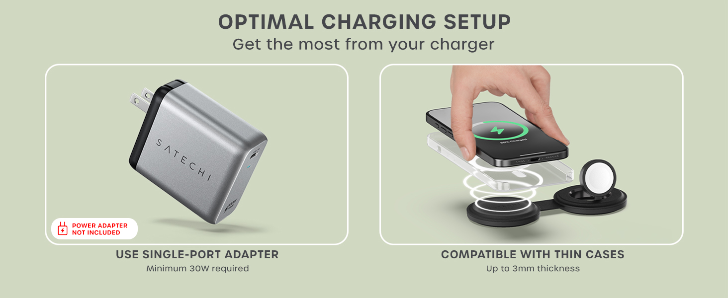 OntheGo 2-in-1 Wireless Charger