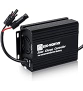 ECO-WORTHY 12A Boost MPPT Solar Charge Controller Solar Panel Regulator for 48V/60V/72V Lead-Acid...
