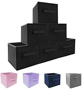 EBIGIC Small Storage Bins[6 Pack] 9.0