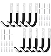 White Gun Rack Storage Wall Mount Shotgun Rifle Hook Horizontal Metal Gun Hanger for Any Rifles S...