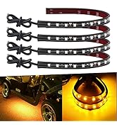 Keiurot 12V Led Light Strip 32CM Waterproof Led Light Strips for Cars Motorcycles Golf Cart Inter...