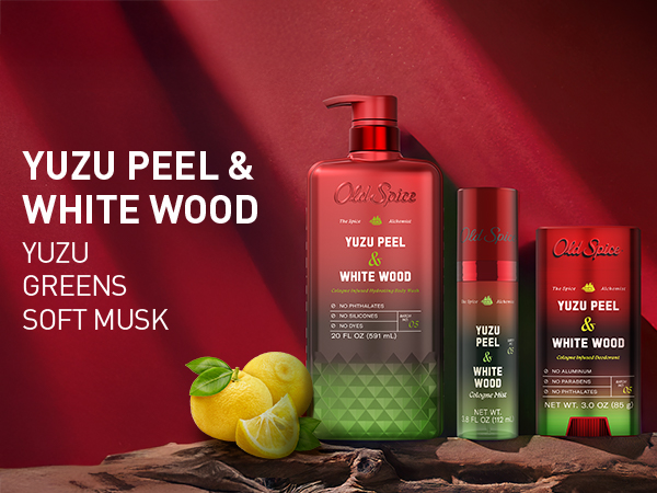 Yuzu peel and white wood