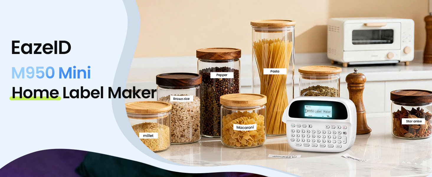 M950 label maker machine with tape