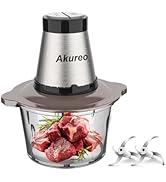 Akureo Kitchen in the Box Mini Food Processors, Electric Food Chopper with Meat Grinder &amp; Vegetab...