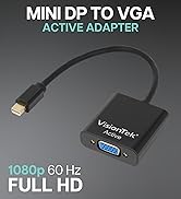 VisionTek Mini DisplayPort to VGA Active Adapter (M/F) - 900343