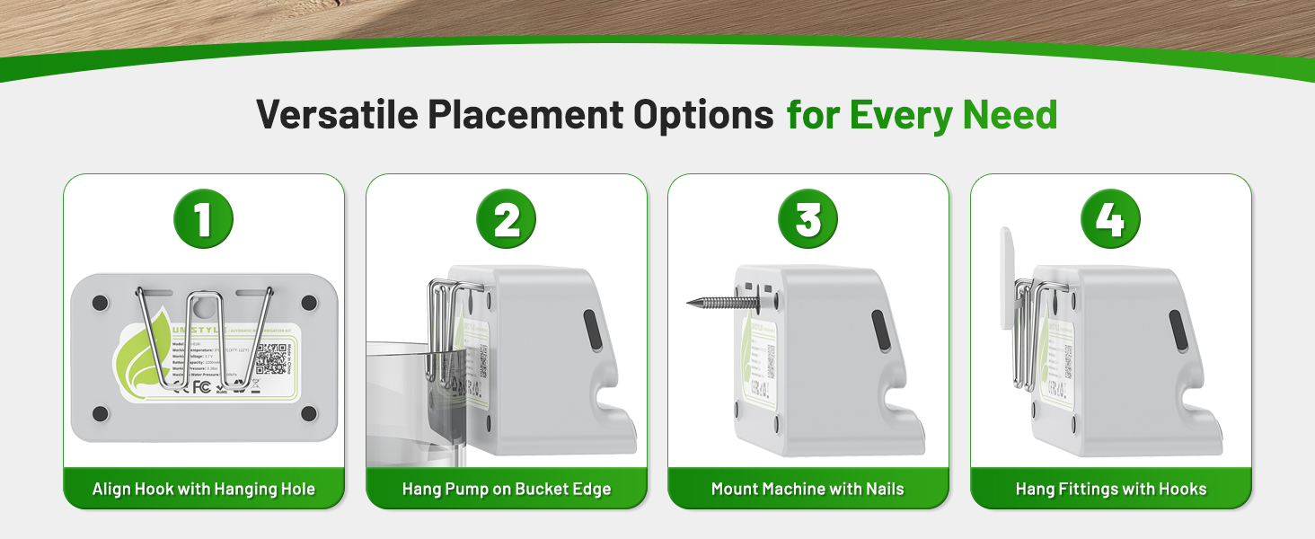 automatic watering system for potted plants