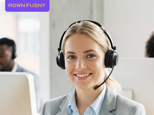 wireless headset with mic for work