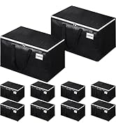 EpicTotes Extra Large Moving Boxes-Moving Bags with Zipper, Carrying Handles and Tag Pocket-Movin...