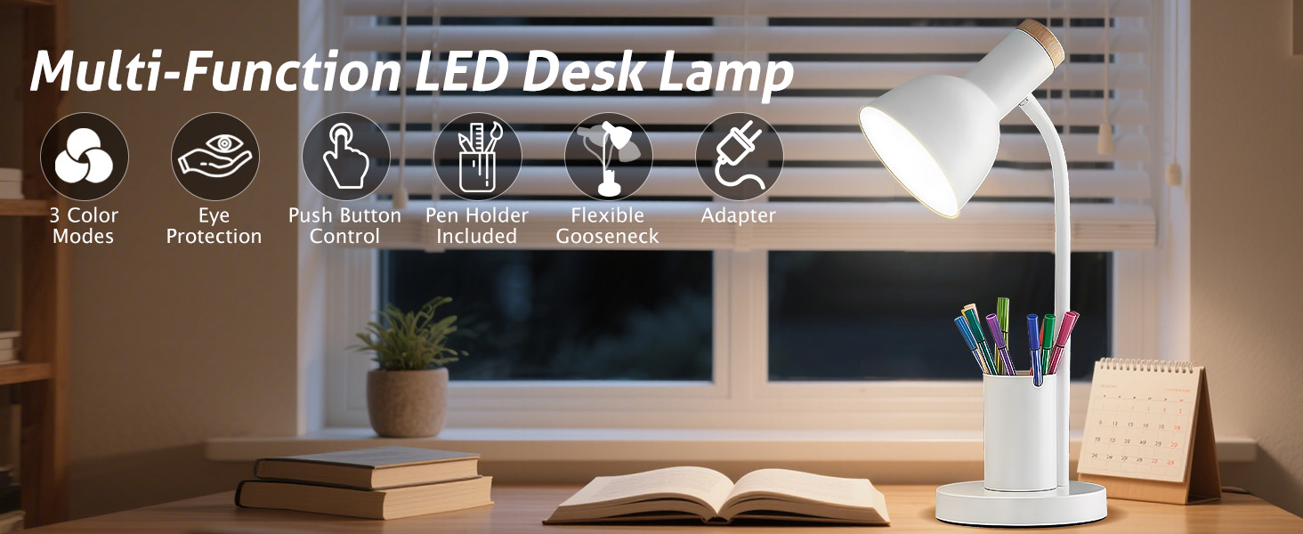 LED desk lamp for home office