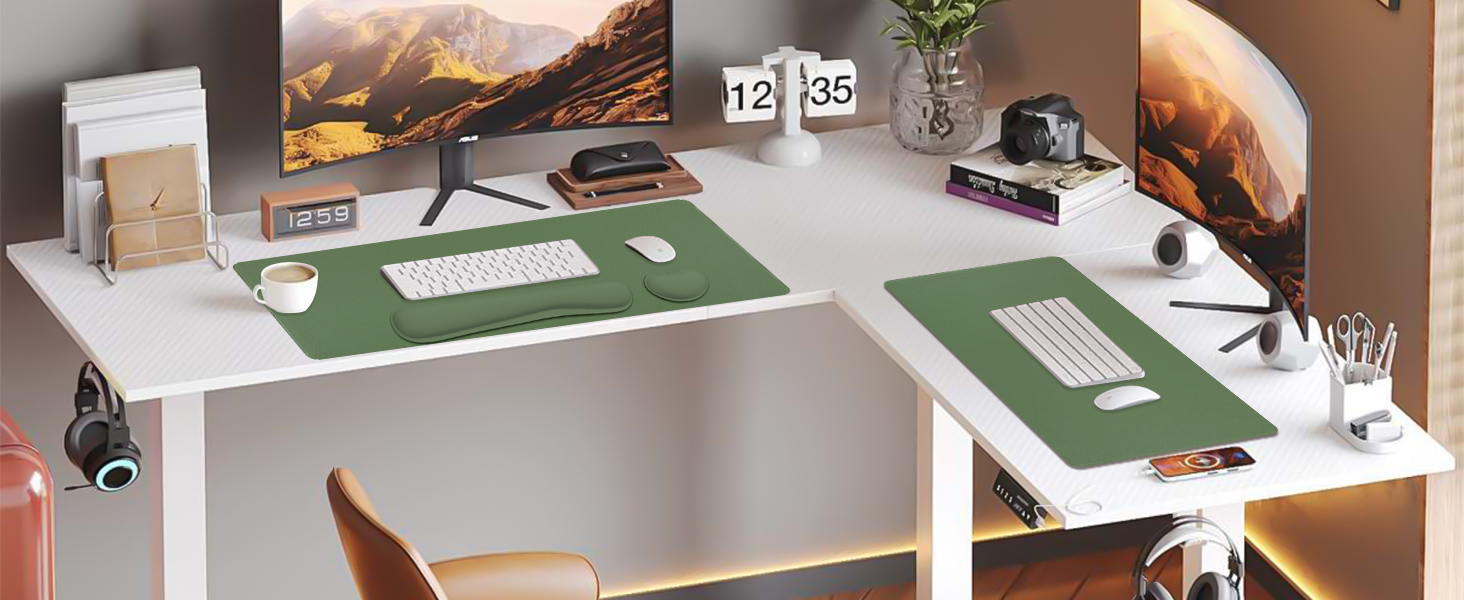 desk mat for keyboard and mouse