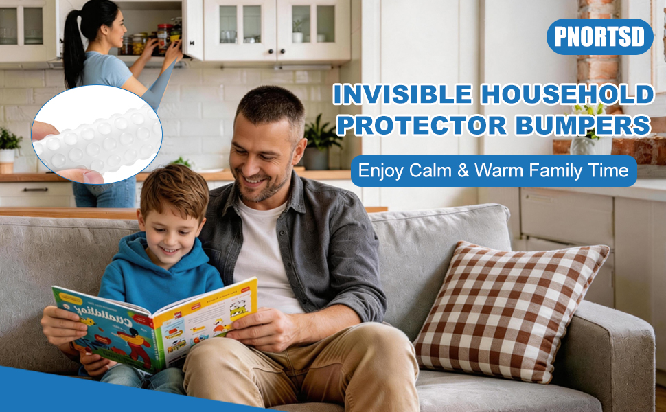 INVISIBLE HOUSEHOLD PROTECTOR BUMPERS
