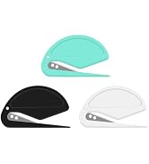 3 Pack Letter Opener Envelope Slitter – Envelope Opener with Safety Concealed Sharp Blade Neatly ...