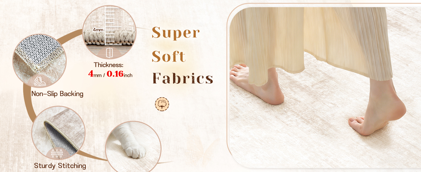 MXSANYOO Soft Rug