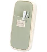 Vocuer Large Capacity Big Special Cute Aesthetic Preppy Canvas Pencil Case Organizer Holder Pouch...