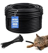 250FT Split Wire Loom Tubing, 1/2 Inch Wire Protector Tubing, Automotive Wire Flexible Conduit Co...