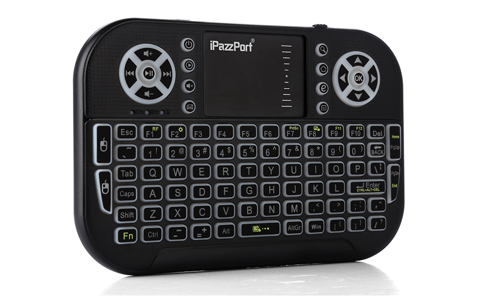 ipazzPort mini wireless keyboard with touchpad