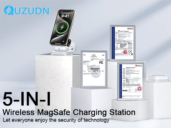 5-IN-1 Wireless Charging Station Let everyone enjoy the security of technology