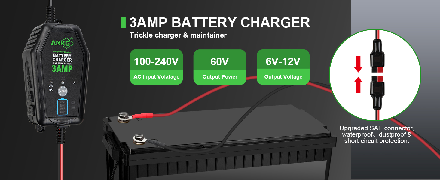 3 Amp Battery Charger