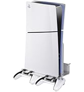 ZHGM Wall Mount for PS5 Slim/PS5 Pro/PS5, Metal Wall Mount Kit for Playstation 5 Console &amp; Contro...