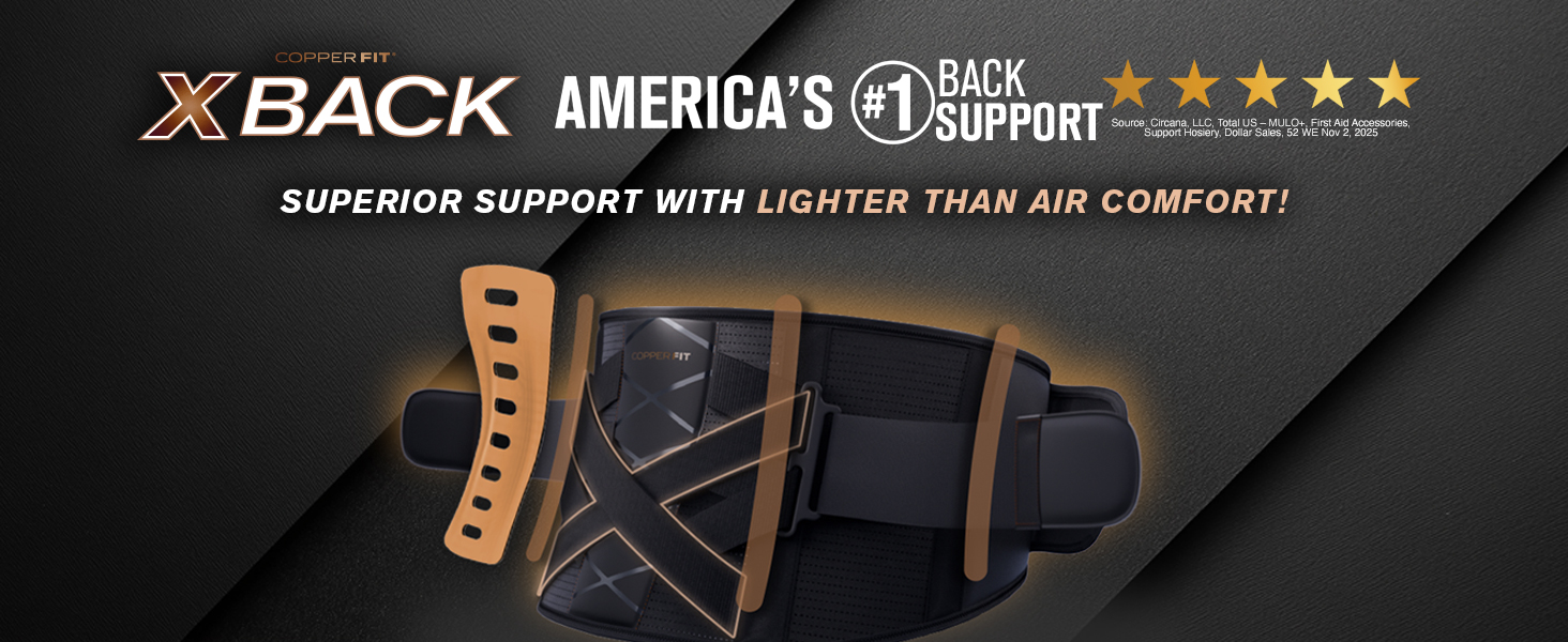 XBack Superior support with lighter than air comfort!