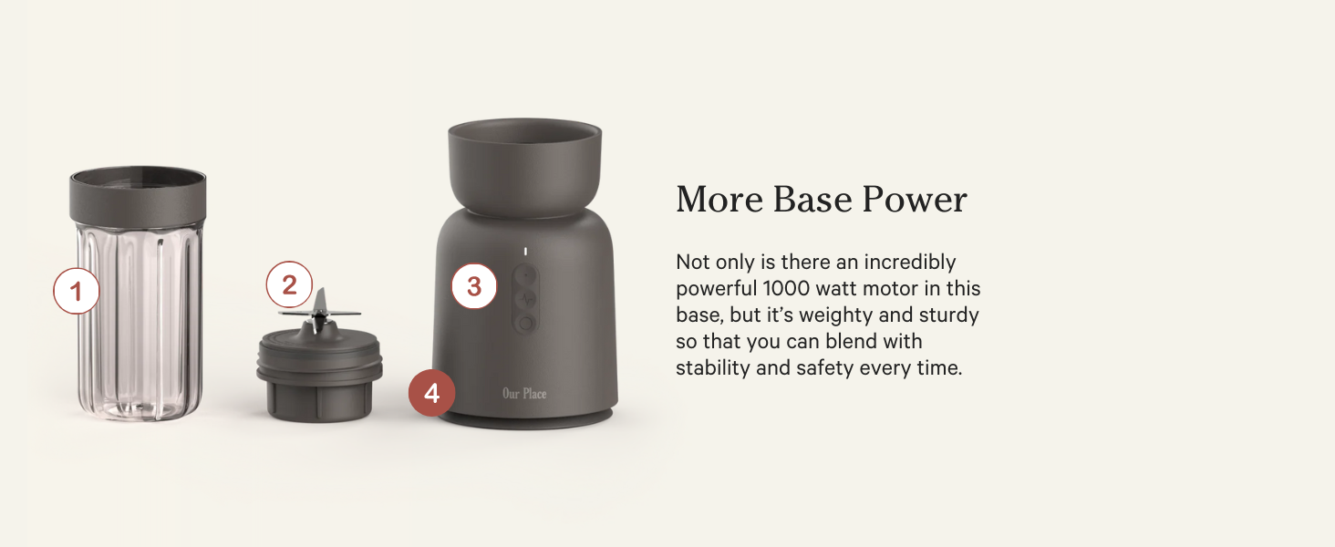 nonstick pot pan blender sharp blades smoothies shakes ninja bullet magic watts steel food processor