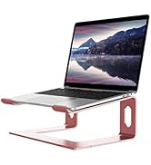 ALASHI Laptop Stand for Desk, Aluminum Computer Riser, Ergonomic Notebook Holder, Detachable Meta...