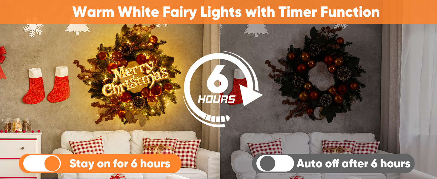 Battery Fairy Lights for Outdoor Decoration Battery Powered Twinkle Lights for Holidays