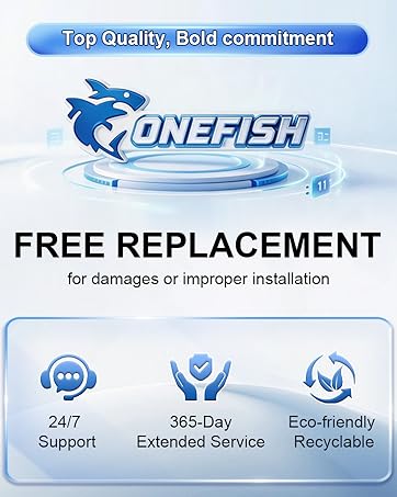 OneFish tempered glass screen protector