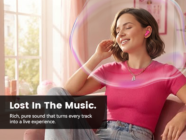 Wireless earbuds for music
