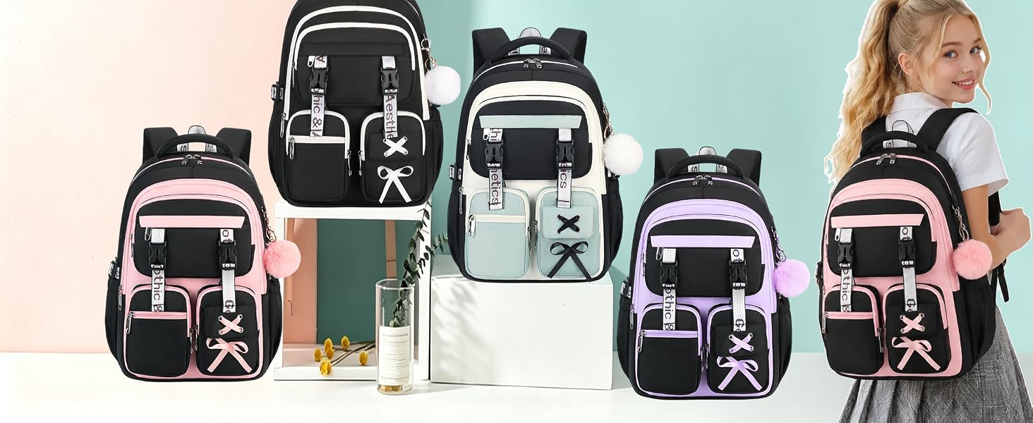 Back to school backpack for girls