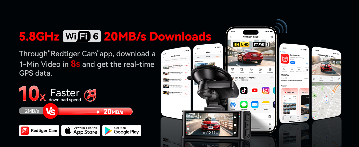 dash cam front and inside