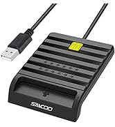 Saicoo CAC Reader, Smart Card Reader Military, DOD Military USB Common Access CAC Smart Card Read...