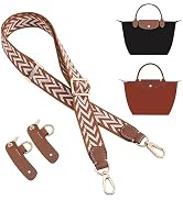 Doxo Purse Strap Replacement Compatible with Longchamp S/M Bag, 2 Upgraded Buckles Canvas Bag Str...