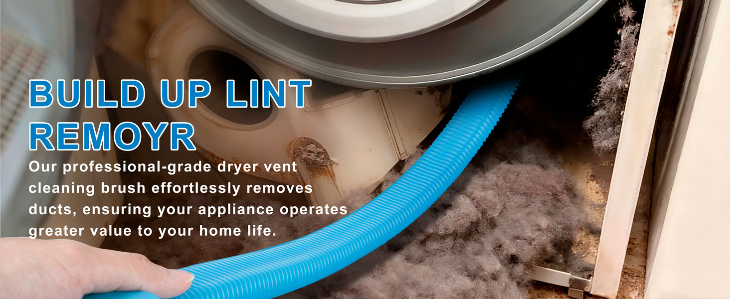 Dryer Vent Dryer Vent Cleaner Kit? with ?Lint Brush?Cleaner Kit? with ?Lint Brush Remover