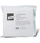 AAWipes Cleanroom Cloth Wipes 9"x9" (Bag of 150 Pcs) Double Knit 100% Polyester Wipers Lint Free ...