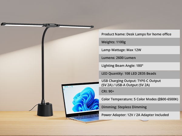 desk lamp for home reading