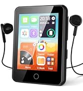 80GB MP3 Player with Bluetooth 5.3, Portable 2.4" Full Touch Screen Music Player for Kids, with H...