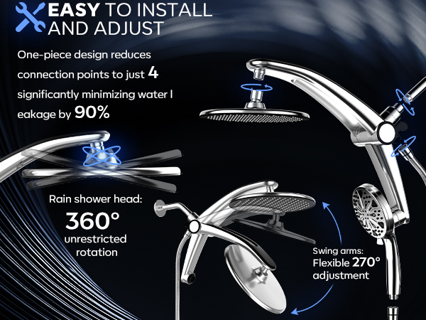 showerhead with wand