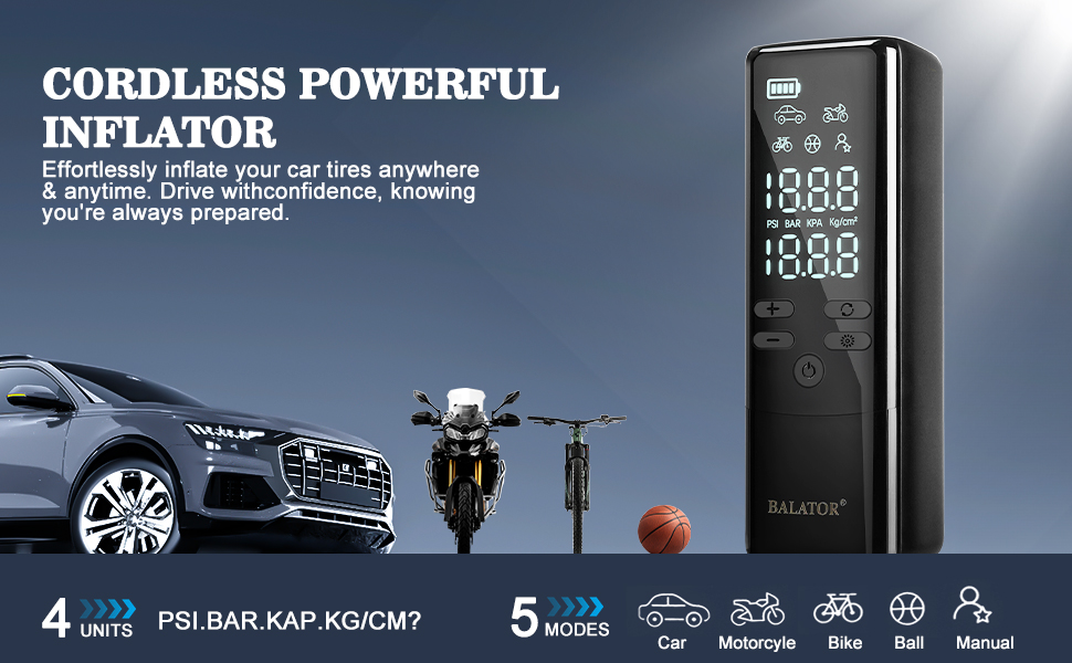CORDLESS POWERFUL INFLATOR