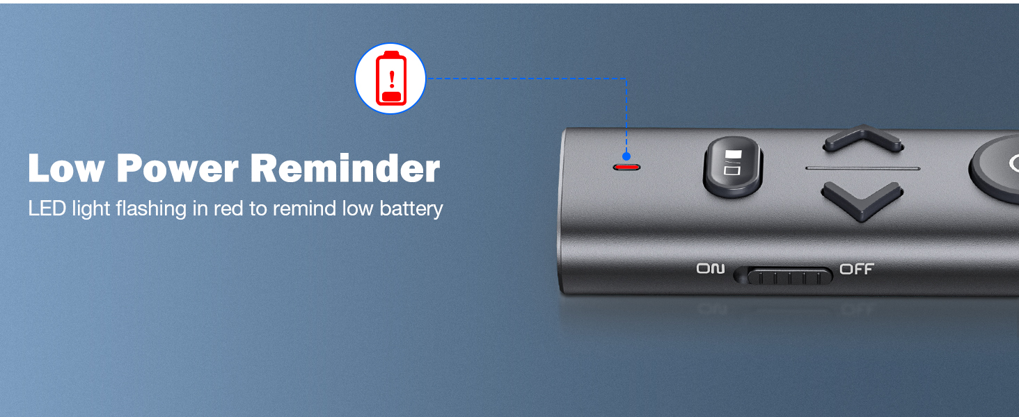 powerpoint clicker with laser pointer