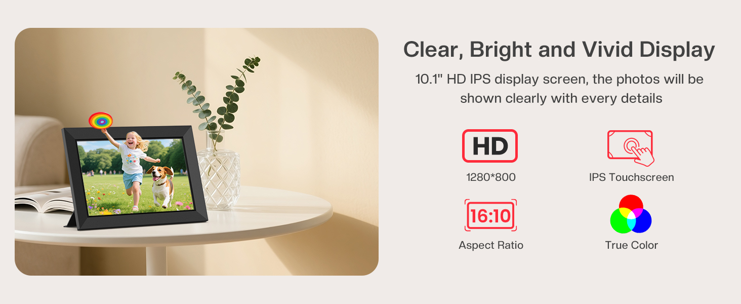 frameo digital frame wifi picture photo video share moment from phone