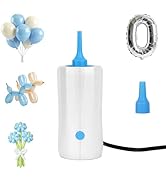 AXHJ Balloon Pump Electric Air Pumps for Long Balloons, Electric Air Balloon Pump, Balloon Inflat...
