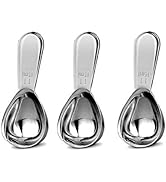 Coffee Scoop Set,Stainless Steel Coffee Spoons Short Handles,Tablespoon Measure Spoon Set Fit Cof...