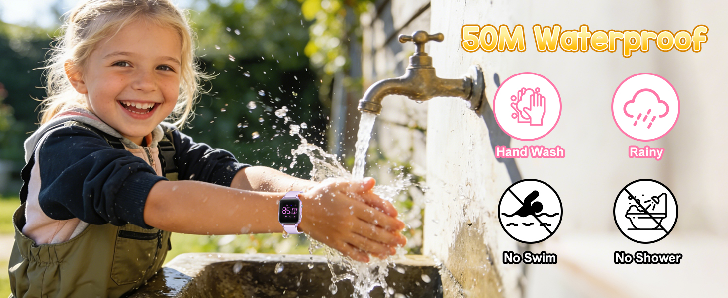 Waterproof Kids Digital