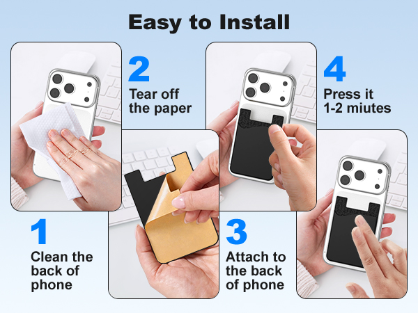 stick on phone wallet