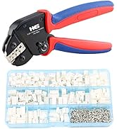 HKS Open Barrel Crimping Tool with 720PCS JST-XH Connectors Kit - 24-16 AWG (0.25-1.5mm²) Labor-s...