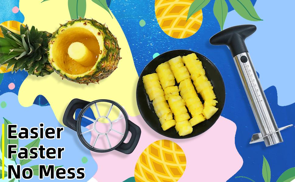 Newness Pineapple Corer and Slicer Tool